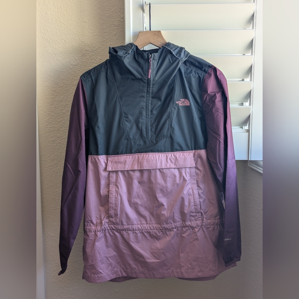 The North Face Charcoal and Mauve Anorak